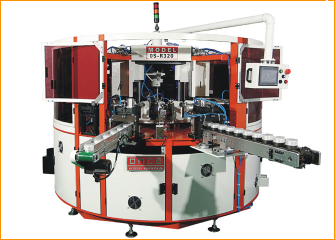 Huayu-Automation-HY-R320-1-to-6-Color-Automatic-Soft-Tube-Rotary-Table-UV-Screen-Printing-Machine