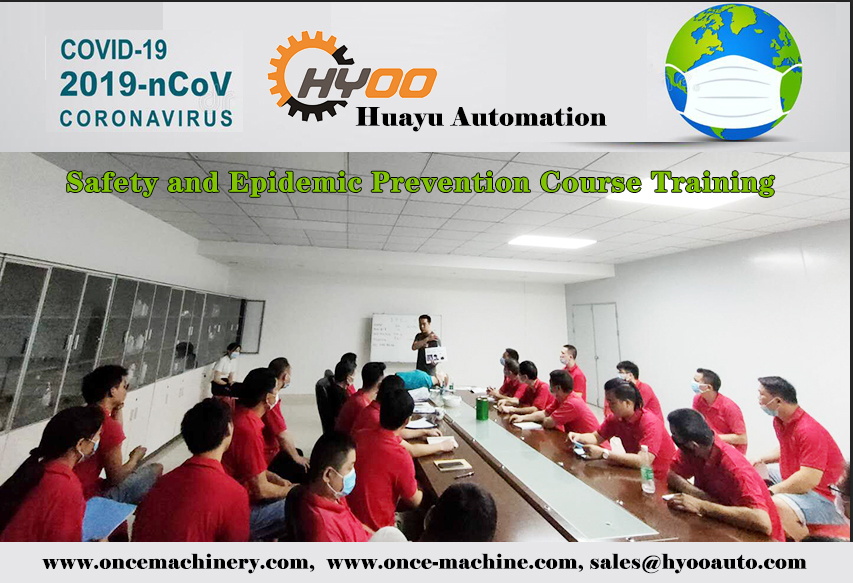 Huayu-Automation-Safety-and-Epidemic-Prevention-Course-Trainning-During-COVID-19